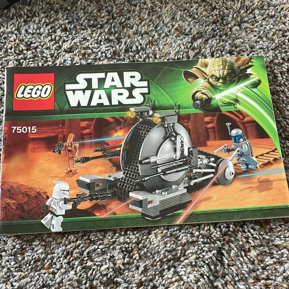 Lego Star Wars Set 75015 Corporate Alliance Tank Droid incomplete